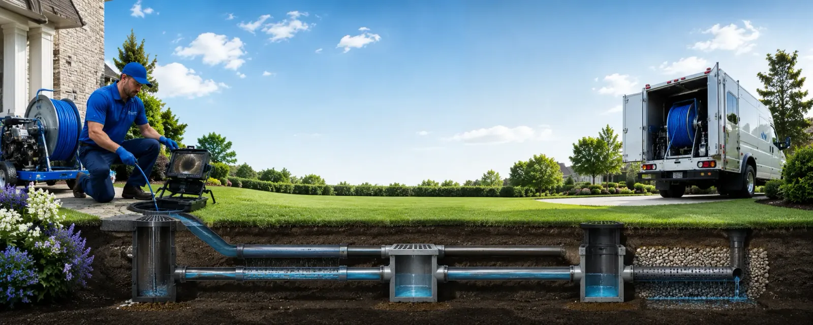 Outdoor drain cleaning information for Hitchcock, SD